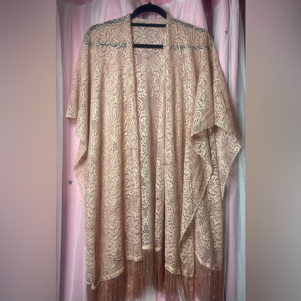 Elegant Lace Kimono